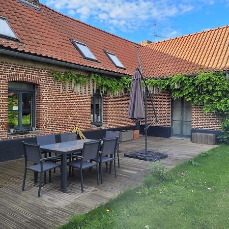 Villa Ferme De Caractere Avec Piscine Et Cheminee à Sainghin-en-Mélantois Extérieur photo