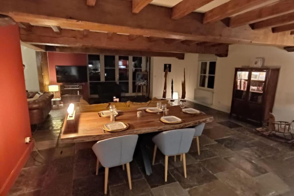 Villa Ferme De Caractere Avec Piscine Et Cheminee à Sainghin-en-Mélantois Extérieur photo