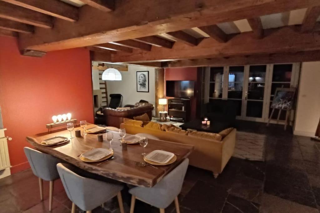 Villa Ferme De Caractere Avec Piscine Et Cheminee à Sainghin-en-Mélantois Extérieur photo